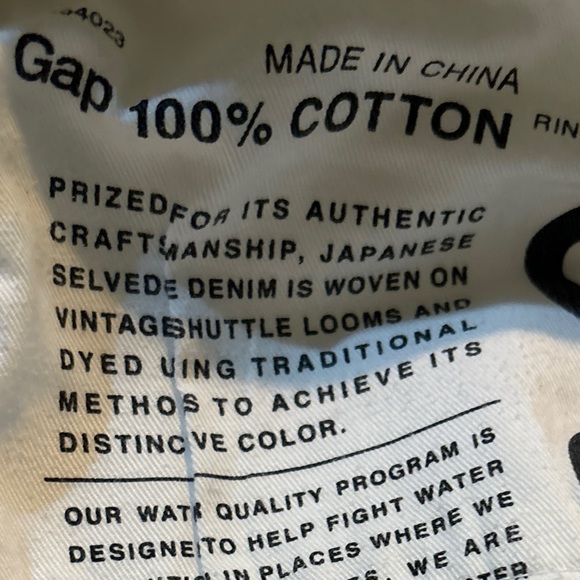 Gap 1969 Japanese Selvedge Slim Fit Jeans - Picture 12 of 14